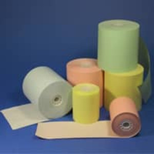 Colored 1-Ply Bond Paper Rolls