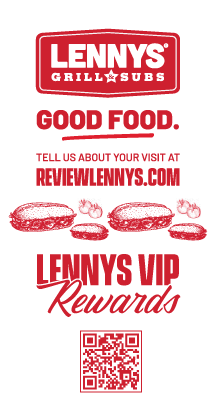 3 1/8 Lennys Printed Thermal Paper Roll