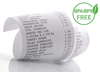 BPA-free/BPS-free receipt paper