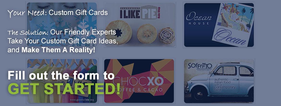 Get Started on Custom Gift Cards Now