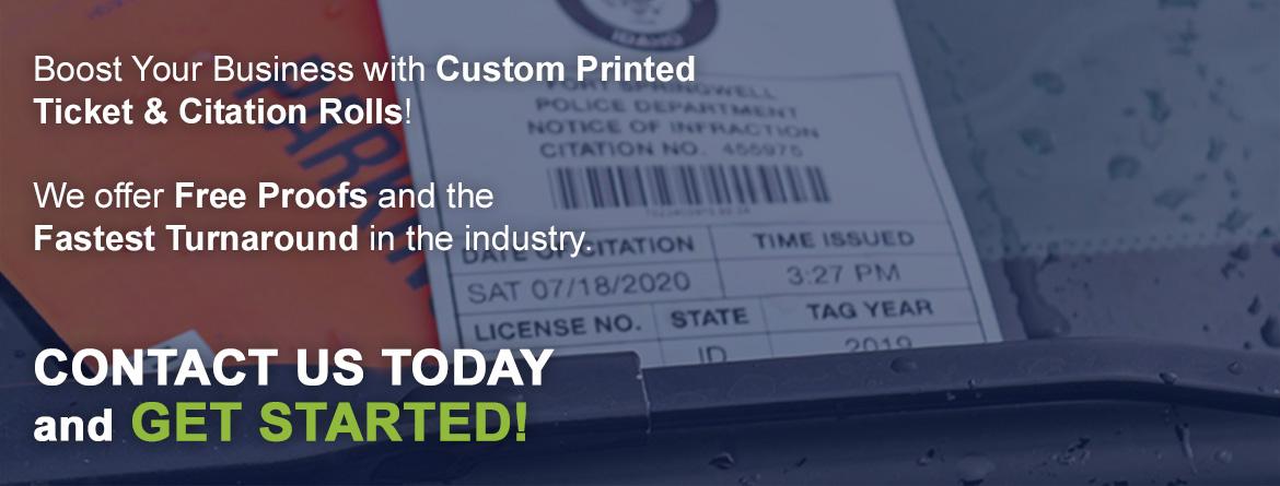 Web Form for Custom Printed Order Requests