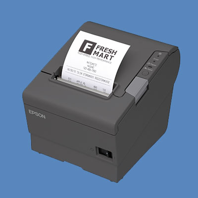 Epson TM-T88V Thermal Printer Prints a Receipt