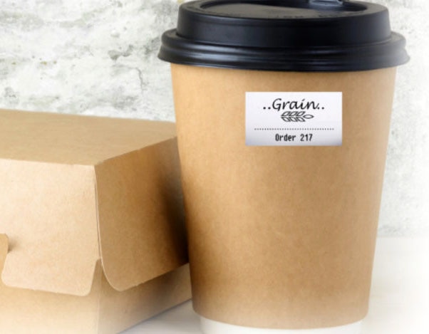 To Go Cup with Label