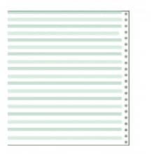 Genpak Unv15851 Green Bar Computer Paper 18lb 14-7/8 X 11 Perforated Margins 2600 Sheets for sale online