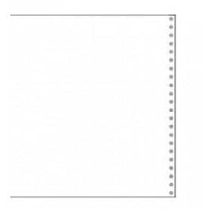 Continuous Blank Computer Paper, 1-Part, 20 lb., 9 1/2 x 11