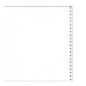 14 7/8" x 8 1/2" 18# Blank Continuous Computer Paper (3000 sheets) - CP-9322