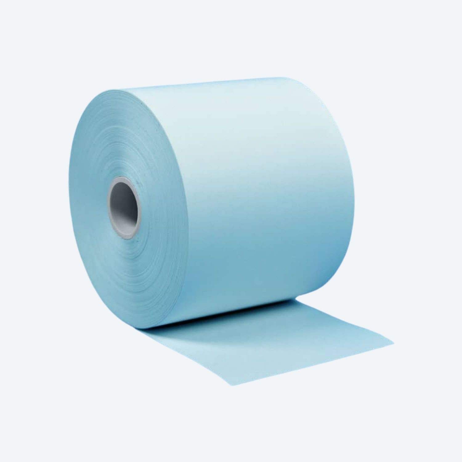 2 1/4" x 230' Blue Thermal Paper Rolls (50 Rolls)