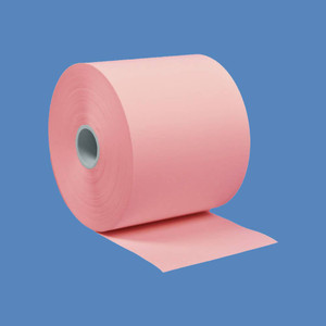 2 1/4" x 230' Pink BPA-Free Thermal Receipt Paper Rolls (50 Rolls) - T214-230-P