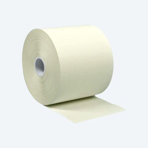 2 1/4" x 230' Yellow BPA-Free Thermal Receipt Paper Rolls (50 Rolls) - T214-230-Y