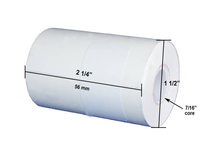 thermal paper rolls 2 1/4 x 55