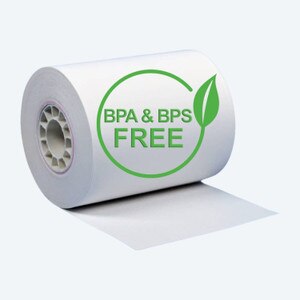 2 1/4" x 74' Phenol-Free (BPA & BPS) Thermal Paper (50 Rolls)