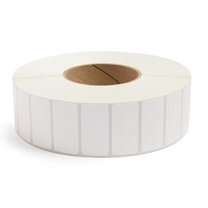 2" x 1" Removable Adhesive Industrial Thermal Transfer Labels, 3” Core, 5,500 Labels/Roll (8 Rolls)