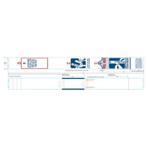 2" x 21" Thermal Self-Tag Baggage Tags, Freezer Grade Adhesive (10 Rolls) - AIR-SLFTAG21RL-SS
