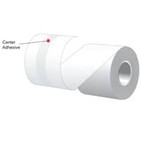 2.25" x 160' MAXStick 2Go, 15# Center Adhesive Thermal Roll, 24 rolls/case