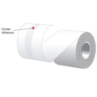 2.25" x 60' MAXStick Premium, 20# Center Adhesive Thermal Roll, 72 rolls/case