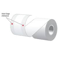 2.25" x 60' MAXStick Premium, 20# Side Edge Adhesive Thermal Roll, 72 rolls/case