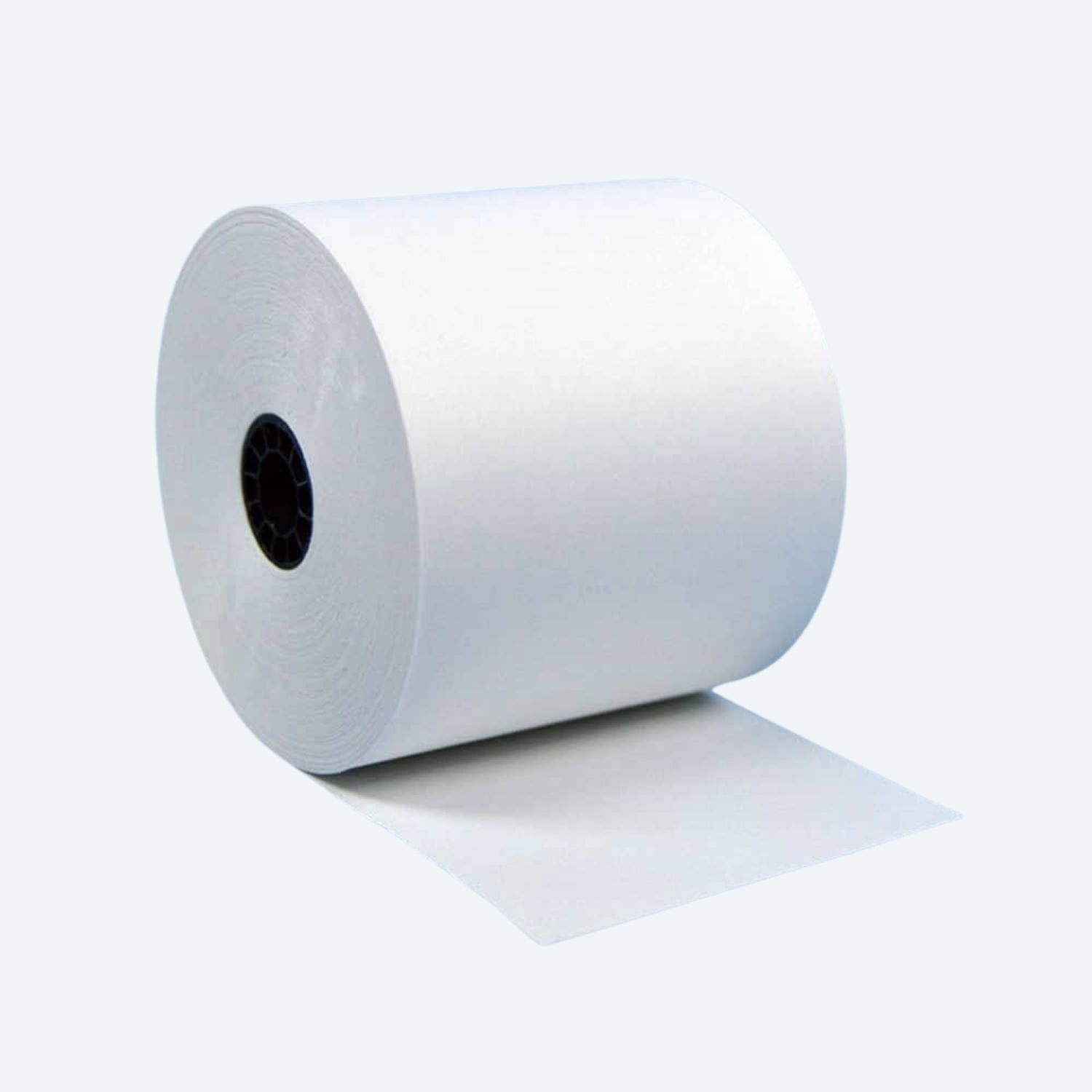 2 3/4" x 190' White 1-Ply Bond Paper Rolls (50 Rolls)