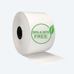 2 5/16" x 400' Phenol-Free (BPA & BPS) Thermal Gas Pump Paper (12 Rolls) - T2516-400-PF