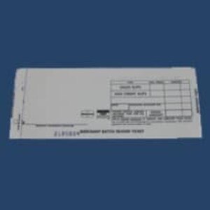 2-Part Long Batch Header Imprinter Slips (4000 slips) - IS-2BHL-40