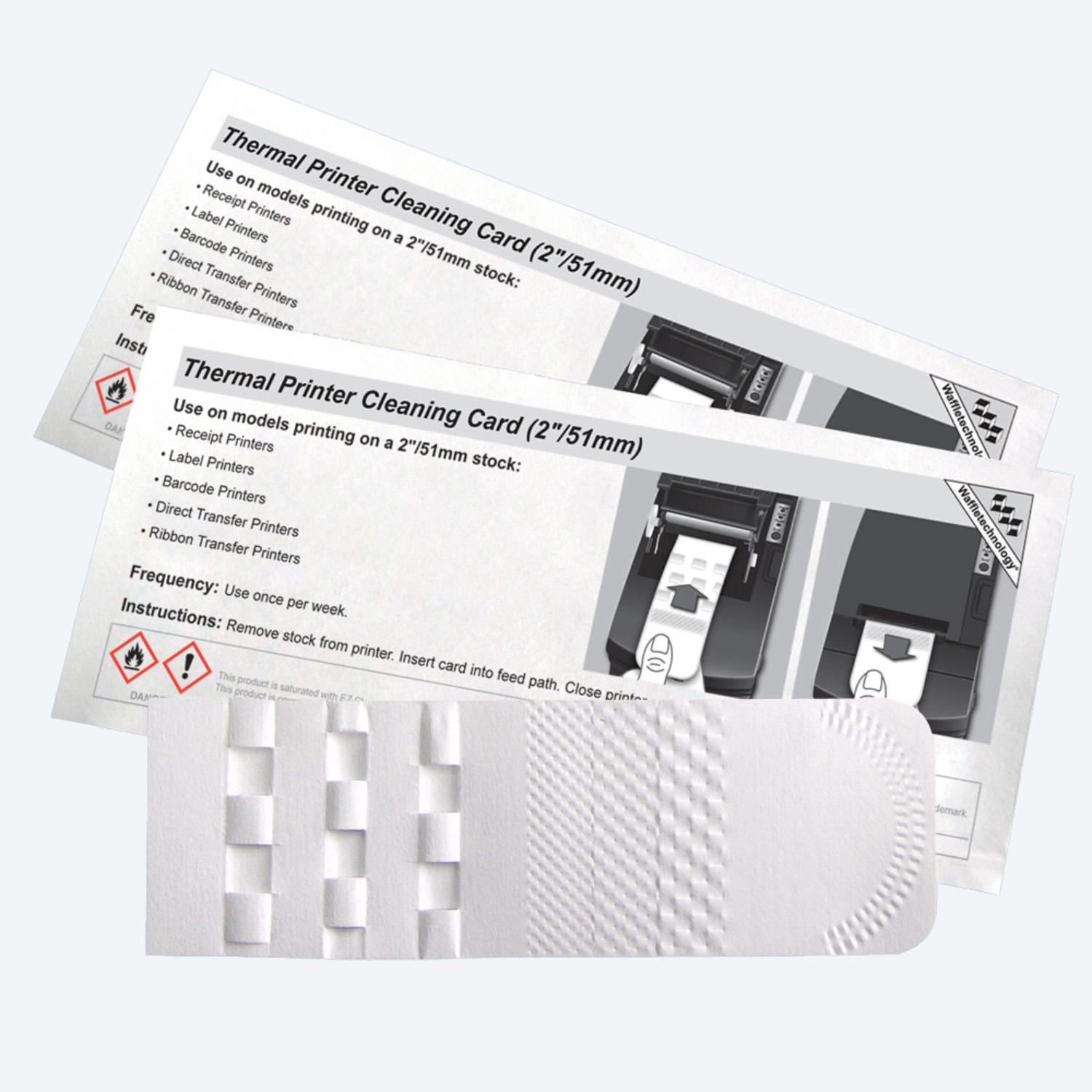 Thermal Printer Cleaning Cards