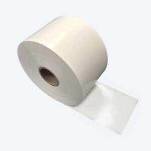 2 1/4" x 263' POS Sticky Linerless Thermal Label Rolls, Permanent Adhesive (36 Rolls) - LL-09X-58-80-36-25