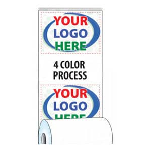 2 1/4" x 670' Custom Printed Thermal ATM Roll Paper - 8 Rolls/Case, 10 Case Min (4-Color Process)