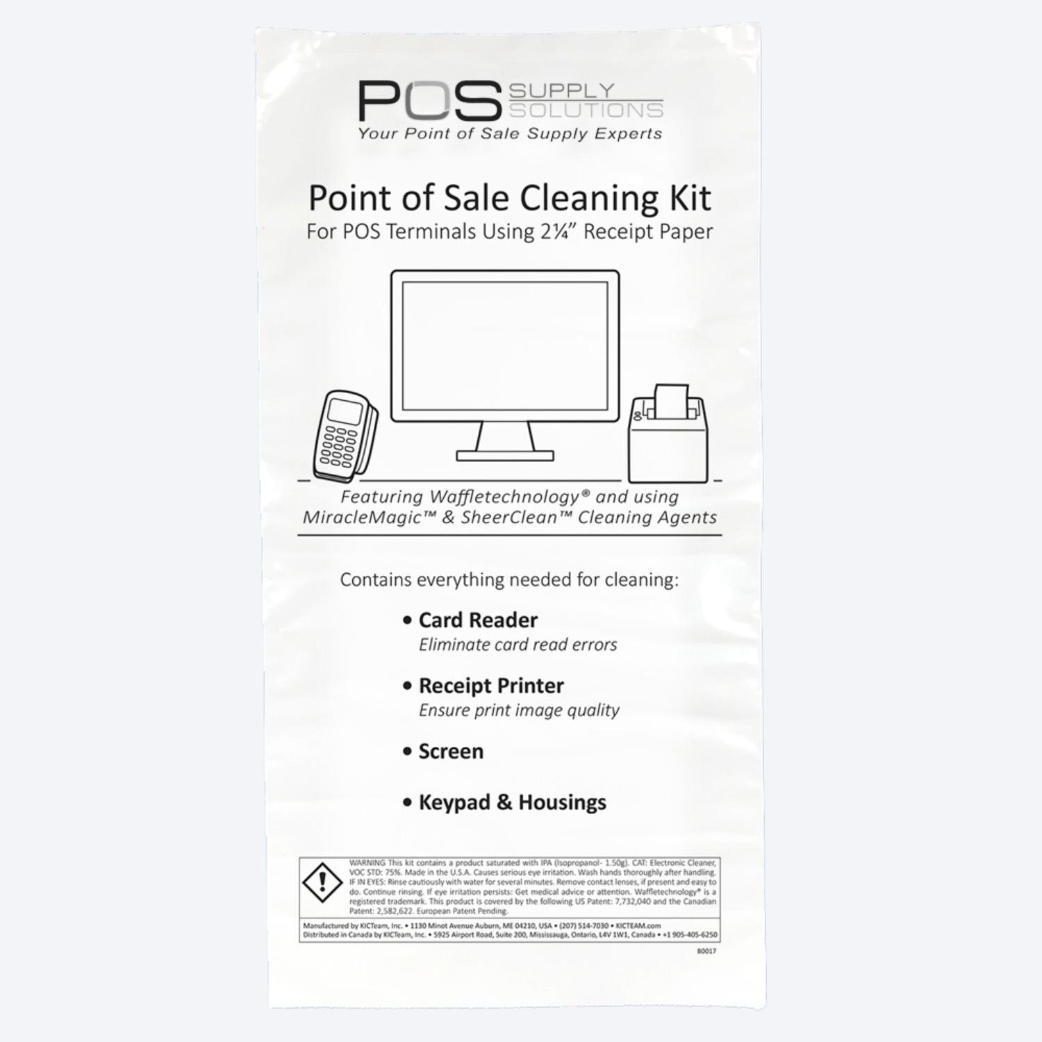 2 1/4" Grab-n-Go Point of Sale Cleaning Kit KW3-KPOS2N1 (5 Kits)