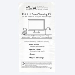 2 1/4" Grab-n-Go Point of Sale Cleaning Kit KW3-KPOS2N1 (5 Kits) - KW3-KPOS2N1