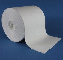 3 1/8" x 160' Heavyweight Thermal Ticket Rolls, Vertical Perforation (50 Rolls)