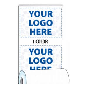 3 1/8" x 230' Custom Printed Thermal Receipt Paper - 50 Rolls/Case, 5 Case Min (1-Color)