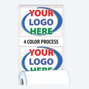 3 1/8" x 230' Custom Printed Thermal Receipt Paper - 50 Rolls/Case, 5 Case Min (4-Color Process) - ZP-T318-230-4C