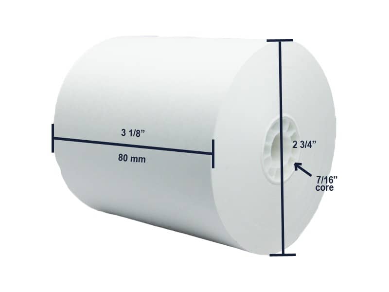 3 1/8" x 230' Thermal Paper Rolls