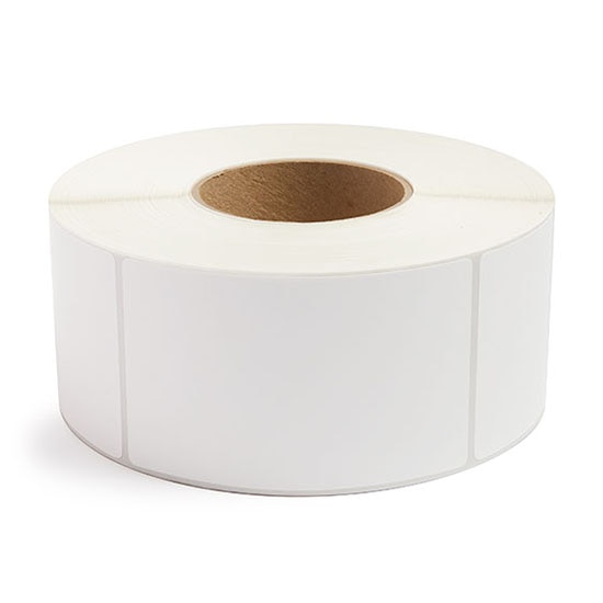 3" x 5" Removable Adhesive Industrial Direct Thermal Labels, 3” Core, 1,200 Labels/Roll (8 Rolls)