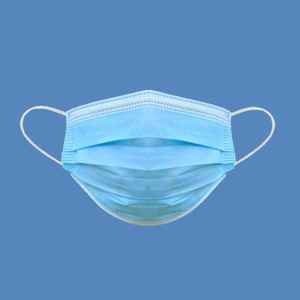 3 Layer Disposable Face Masks, Blue (50 Masks) - FM-3Civilian