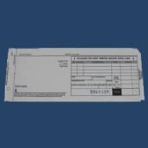 3-Part Long Sales Imprinter Slips (100 slips)