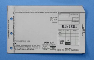 3 Part Short Gas & Oil Sales Imprinter Slips (6600 slips) - IS-3GOS-66