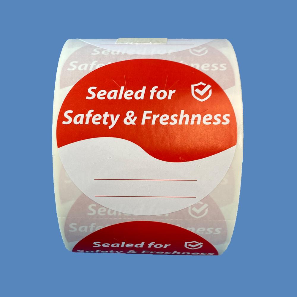 3 inch Round Tamper Proof Seal Label