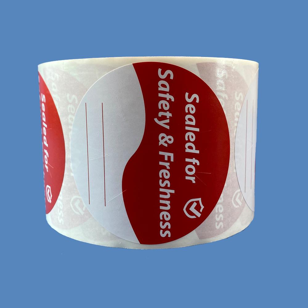 3" Round Tamper Proof Seal Labels (4 Rolls)