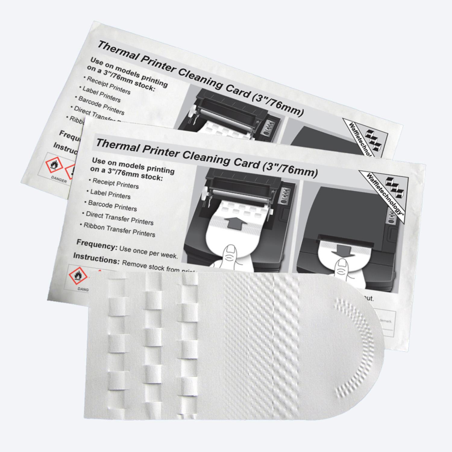 Thermal Printer Cleaning Cards