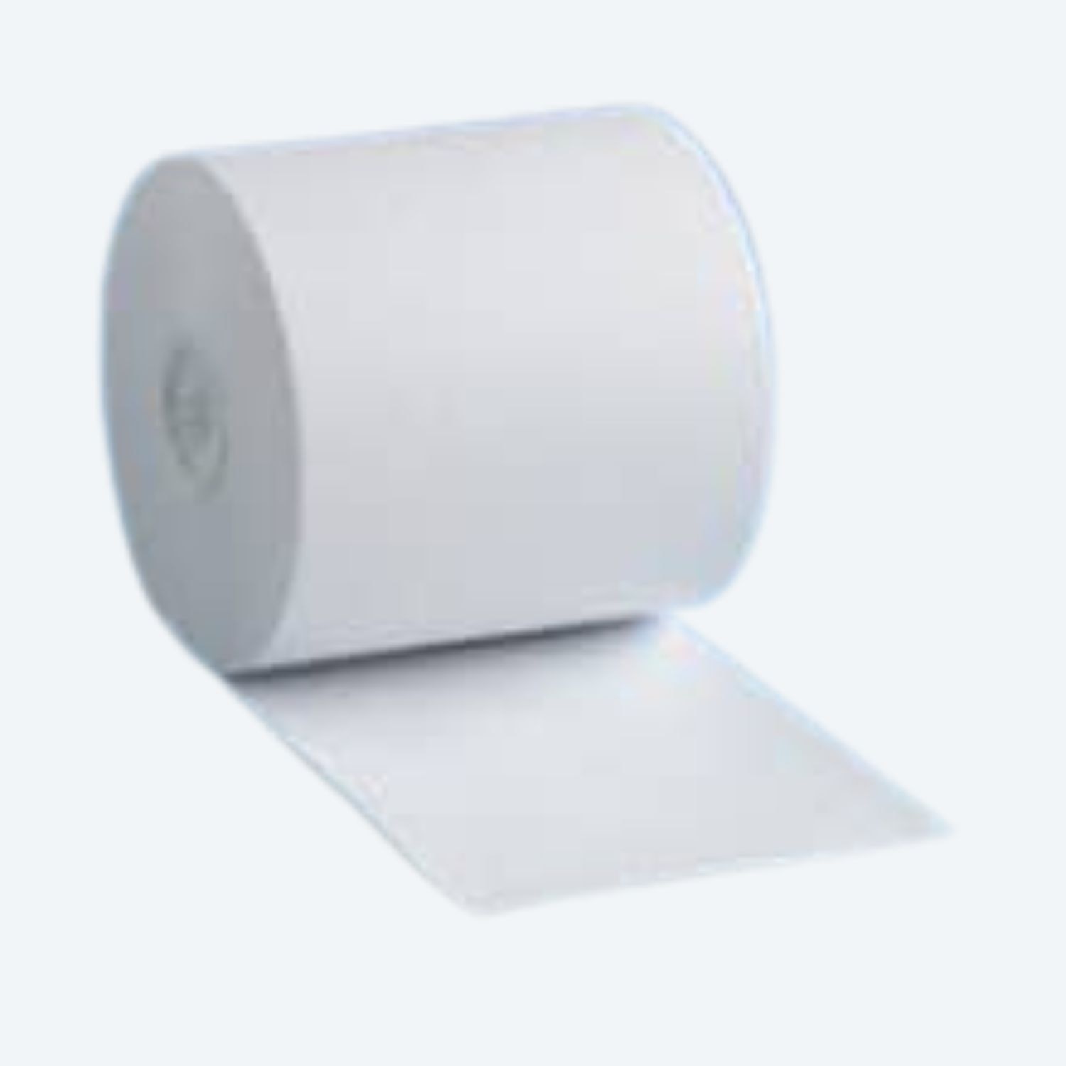 3" x 137' White Self Contained Roll Paper, 1-Ply, 50 rolls/case