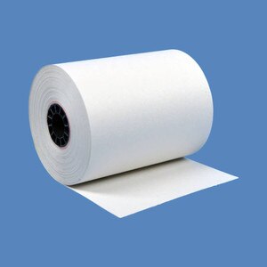 3" x 95' White 1-Ply Bond Paper Rolls for Eclipse (50 Rolls)