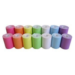 3.125" x 160' MAXStick Colors Variety Pack, Side Edge Adhesive Liner-Free Thermal Labels (28 Rolls) - MS3181602GOSESP