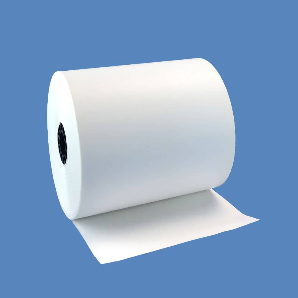 3 1/4” x 165’ Pyramid Computer Polytouch® Flex 21.5 Janus Kiosk Thermal Paper Roll (50 Rolls)