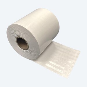 3 1/8" (80mm) x 165' POS Sticky Linerless Thermal Label Rolls, Removable Adhesive (12 Rolls) - LL-04SP-80-50-12-25