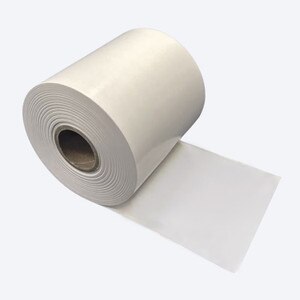 3 1/8" x 165' POS Sticky Linerless Thermal Label Rolls, Low-Tack Removable Adhesive (18 Rolls) - LL-12A-79-50-18-25