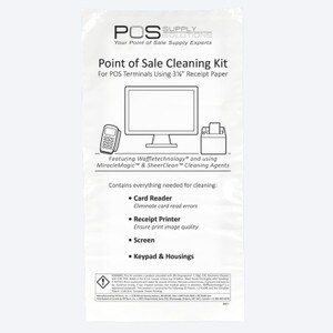 3 1/8" Grab-n-Go Point of Sale Cleaning Kit KW3-KPOS3N1 (5 Kits) - KW3-KPOS3N1