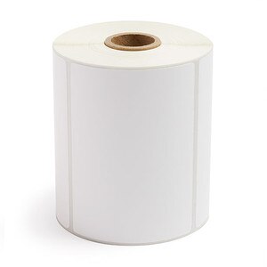 4” x 3” Direct Thermal Labels, 1” Core, 500 Labels/Roll (12 Rolls) - L-RDT4-400300-1P