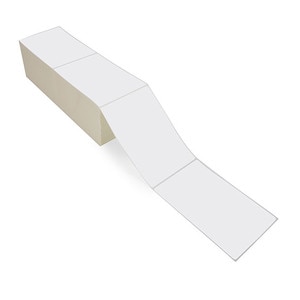 4" x 6" Direct Thermal Fanfold Labels (2 Stacks) - L-DT-400600-FF