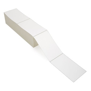 4" x 6.5" Thermal Transfer Fanfold Labels (2 Stacks) - L-TT400650-FF