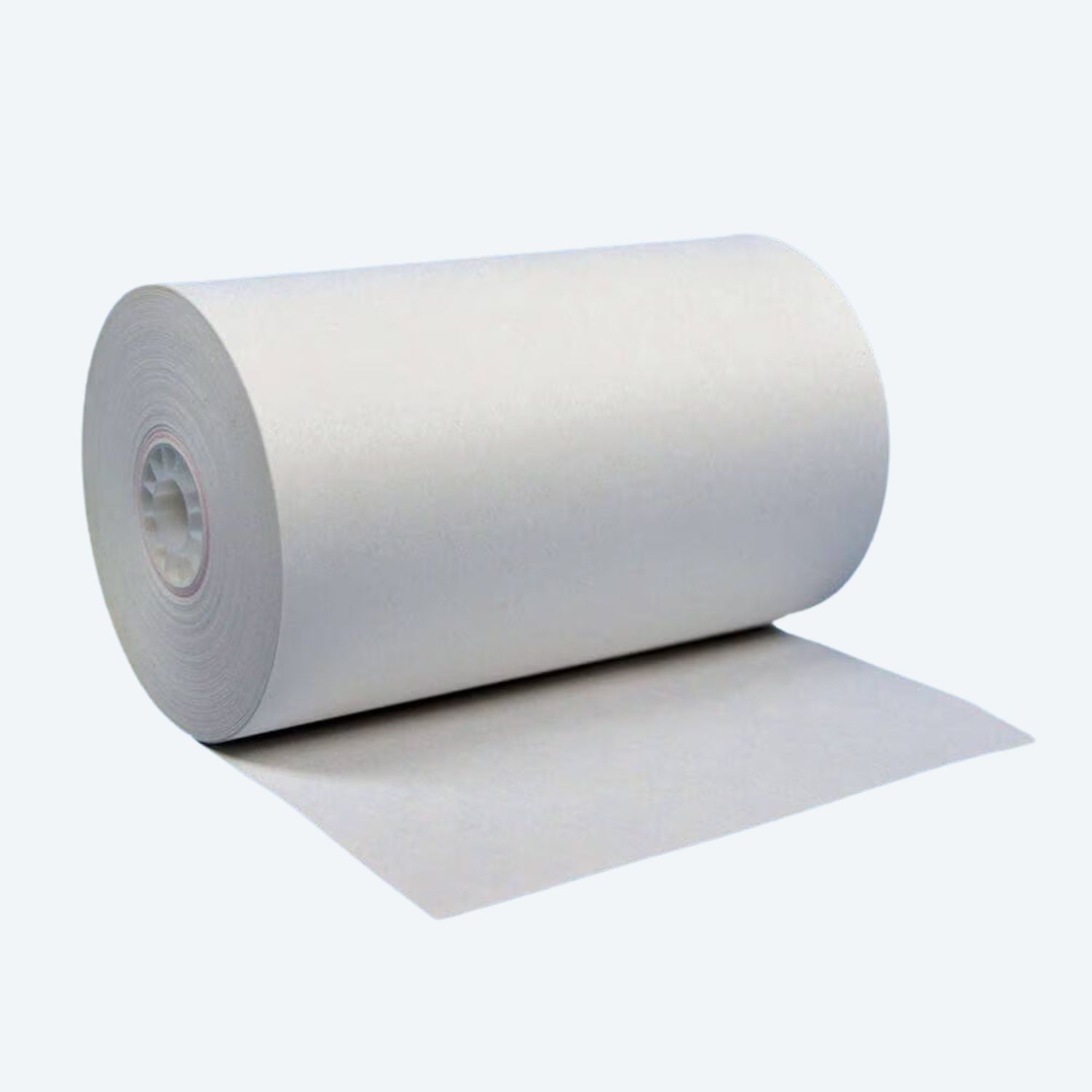 4 1/2" x 150' White 1-Ply Bond Paper Rolls (25 Rolls)